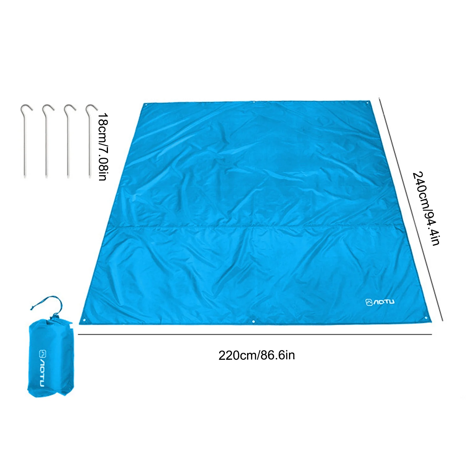 

Camping Tent Tarp Awning Waterproof Tarp Picnic Mat Shade Rain Tarp Canopy Outdoor Hammock Sun Shelter Camping Accessories
