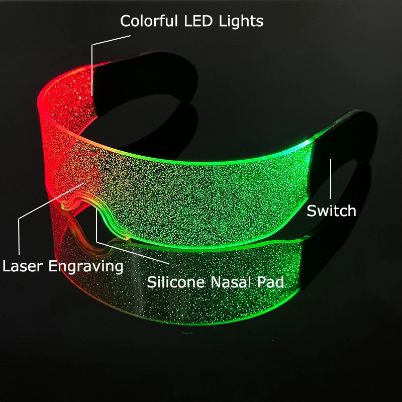 Светодиодные очки YEAHUI EL
