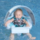 Ненадувной детский плавучий поплавок для плавания, плавающий тренажер для бассейна, плавающий круг для плавания с навесом, плавательный круг для младенцев, плавающий аппарат