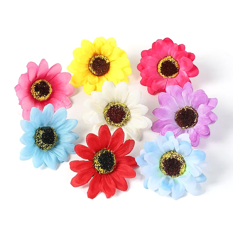 

Искусственные цветы подсолнуха 10 шт. HUAYUXIANG