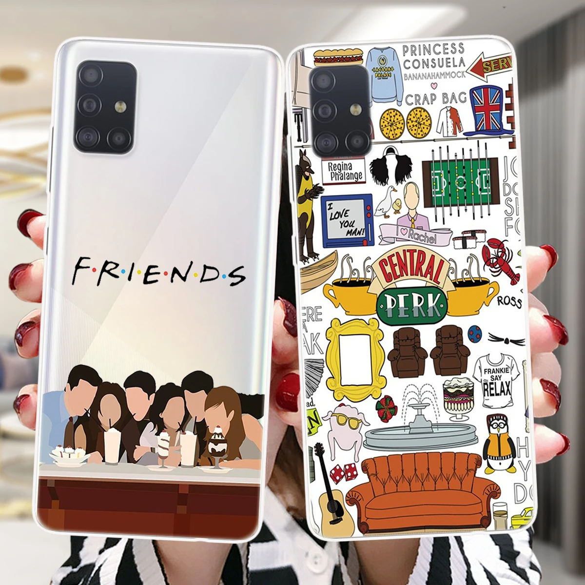 Friends TV Silicone Case For Samsung Galaxy S22 S21 Ultra S20 FE Plus A53 A73 A52 A72 A51 A71 A22 A12 A32 A50 A33 A13 Cover