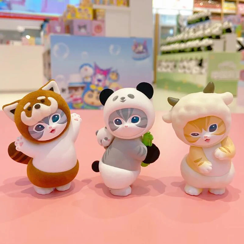 Miniso Mofusand Series волосатая вечеринка слепая коробка ручной работы мультфильм