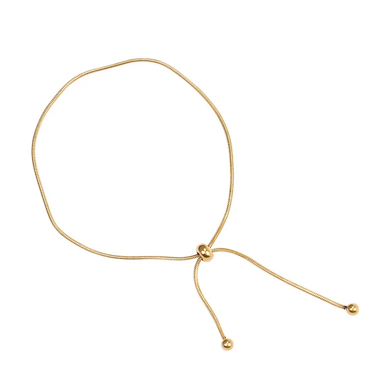 Простой дизайн, Выдвижной регулируемый браслет из нержавеющей стали ...