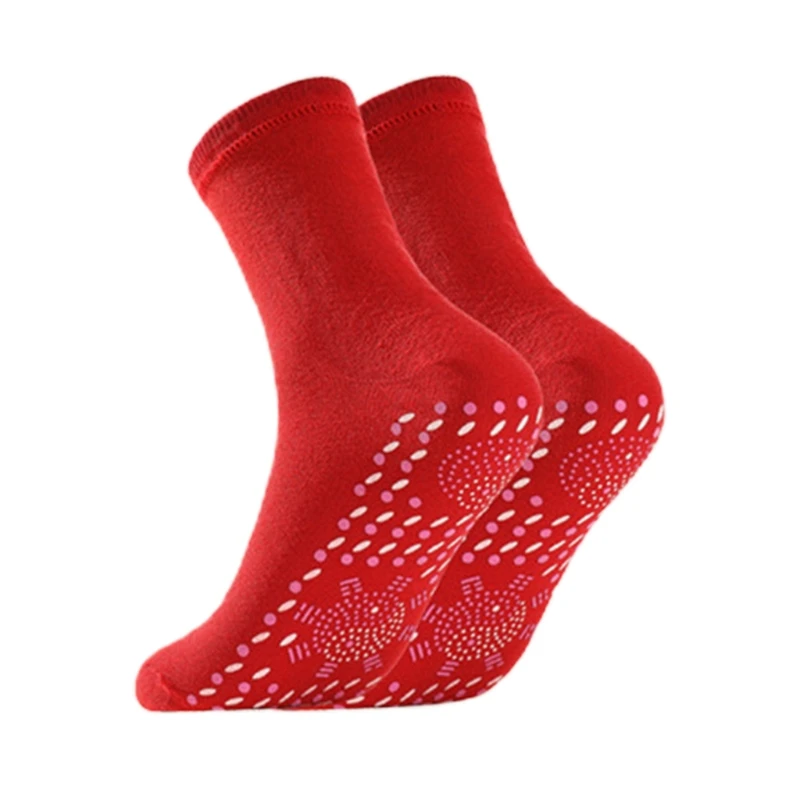 

Magnetic Socks, Heated Socks, Thermal Foot Warmer Socks, Comfortable ＆ Breathable Winter Warm Cotton Socks for Outdoor