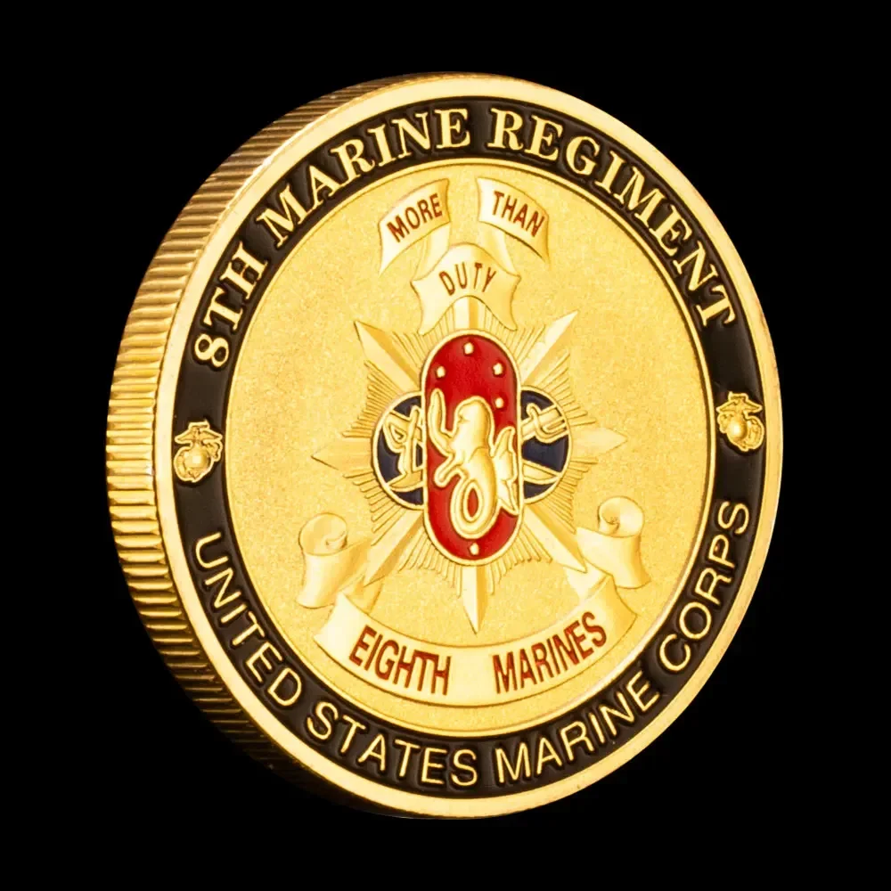 Сувенирные монеты Корпуса морской пехоты США 8-й полк креативный подарок