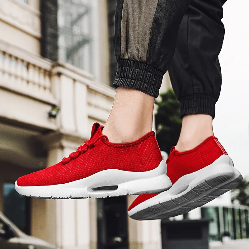 Men Light Running Shoes Jogging Brilliant  Breathable Women's Sneakers Slip on Loafer Shoe Men's Casual Cycling Shoes Size 46