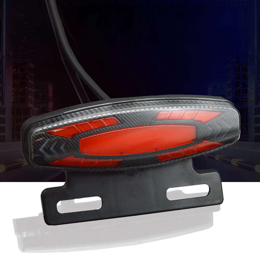 

Light Bike Taillight Black+Red Ebike Electric Bicycle Functional Lamp Professional Rear Rack Taillight Turn Signal