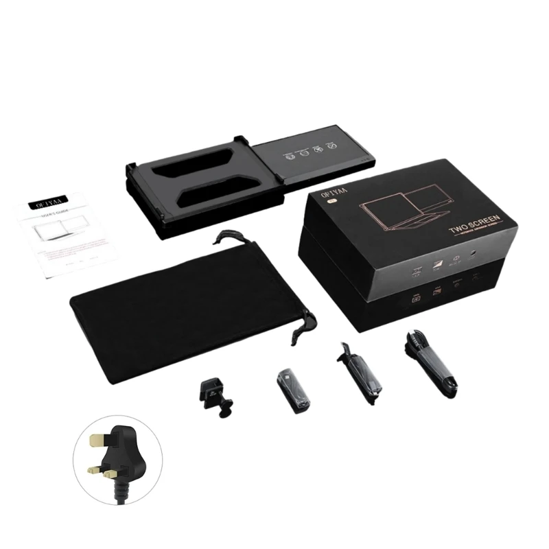 

68TA Laptop Screen Extender 1920x1080P Resolution with Dual-Speaker Ultra-Slim
