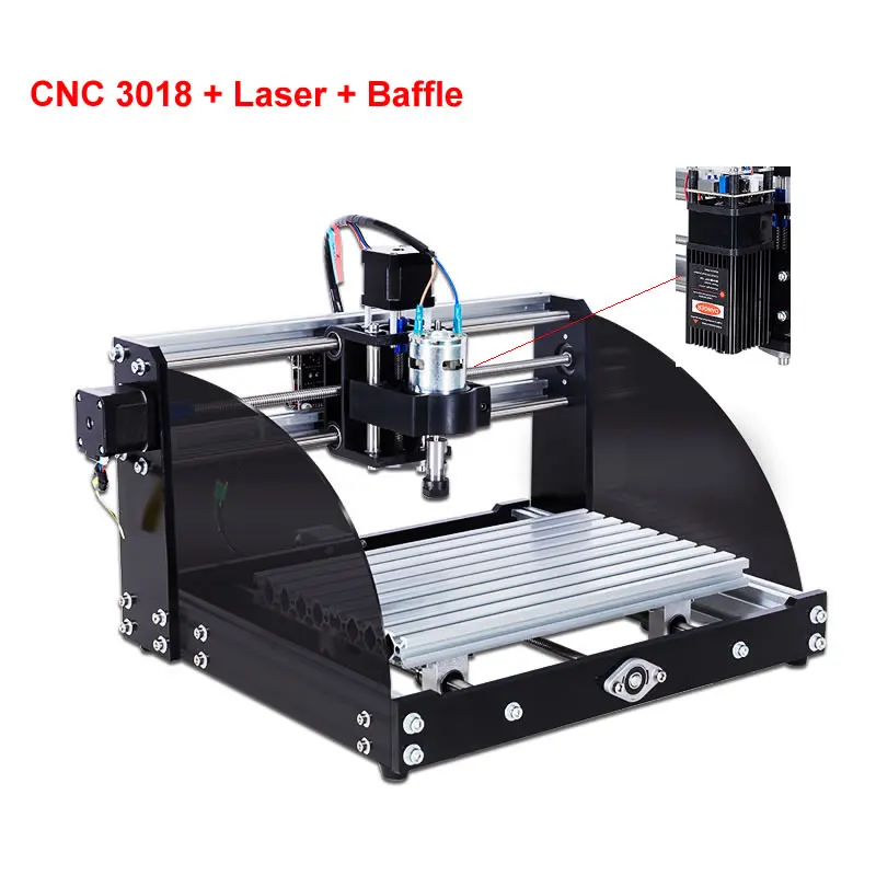 CNC 3018 Pro Max DIY гравировальный станок 5 Вт 10 15 Лазерный Гравер 3-осевой GRBL фрезерный