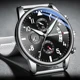 Fashion Sport Chronograph Mens Watches Top Brand Luxury Full Stainless Steel Quartz Watch Waterproof Clock Men Relogio Masculino Other Image