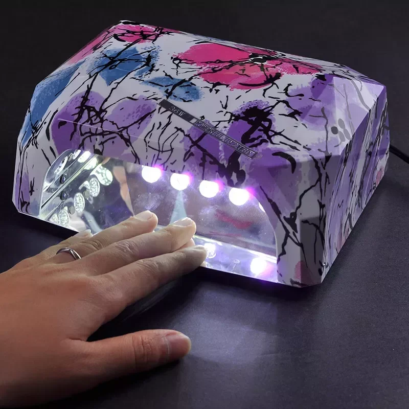 

NEW2023 UV Lamp Nail Dryer LED Ultraviolet Lamp for Nails Diamond Shaped Nail Lamp fast Curing for UV Gel Polish Nail Art Tools