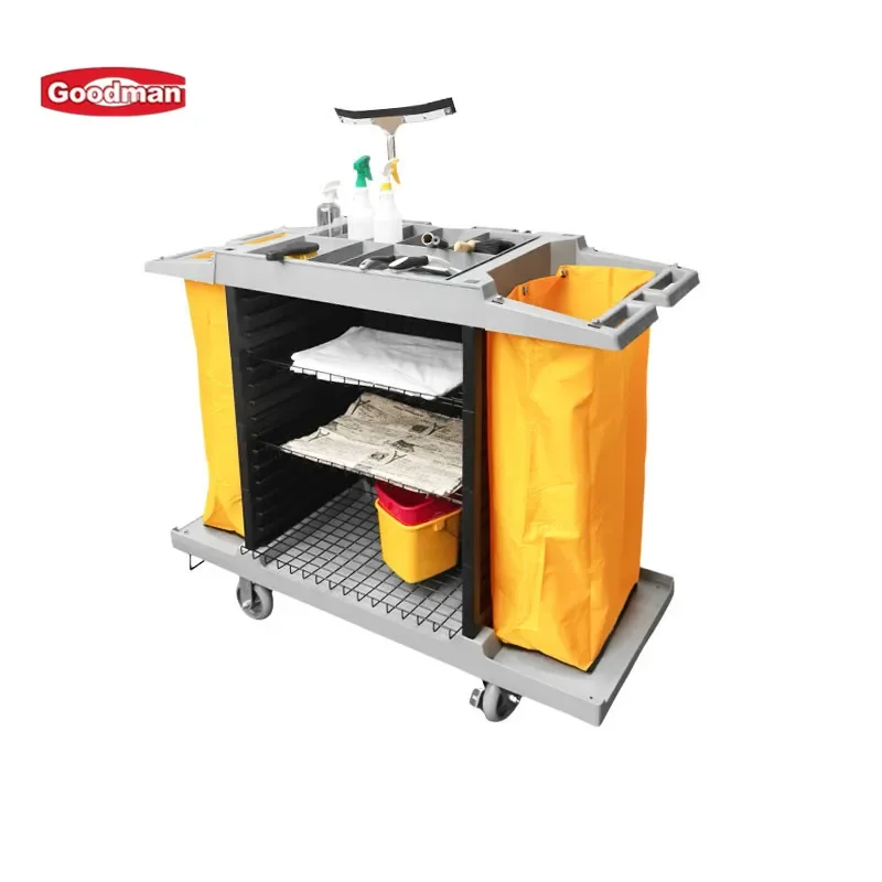 Тележка для чистки гостиничного номера тележка стирки