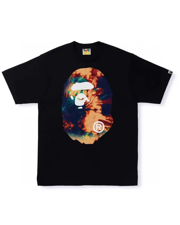 

100% Cotton Free Shipping Printed Short Sleeve Men's and women's short sleeve baggy t-shirt cartoon spot print shirt for couples