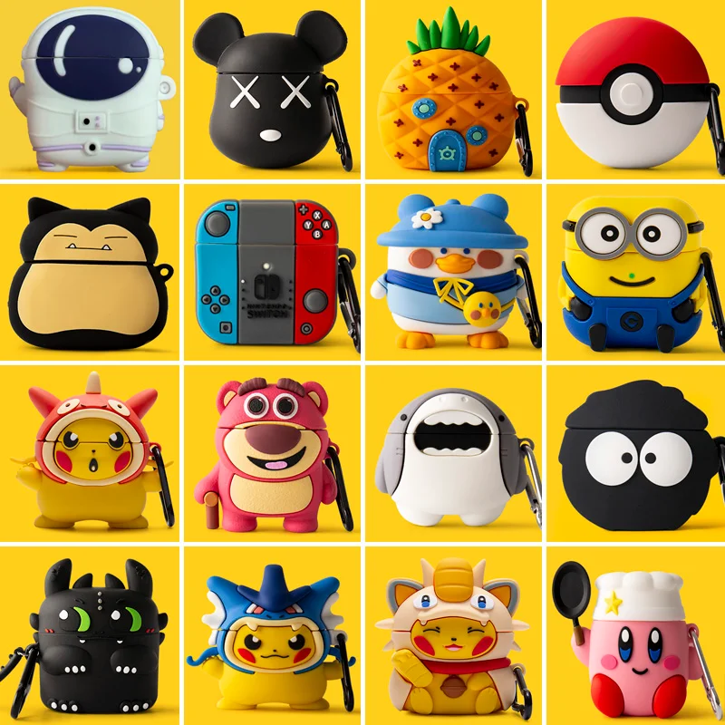 

Redmi Buds3 Wireless Bluetooth Headphone Protective Case Redmi RedmiBuds3 Headphone Case Silicone Soft Shell Cartoon Cute