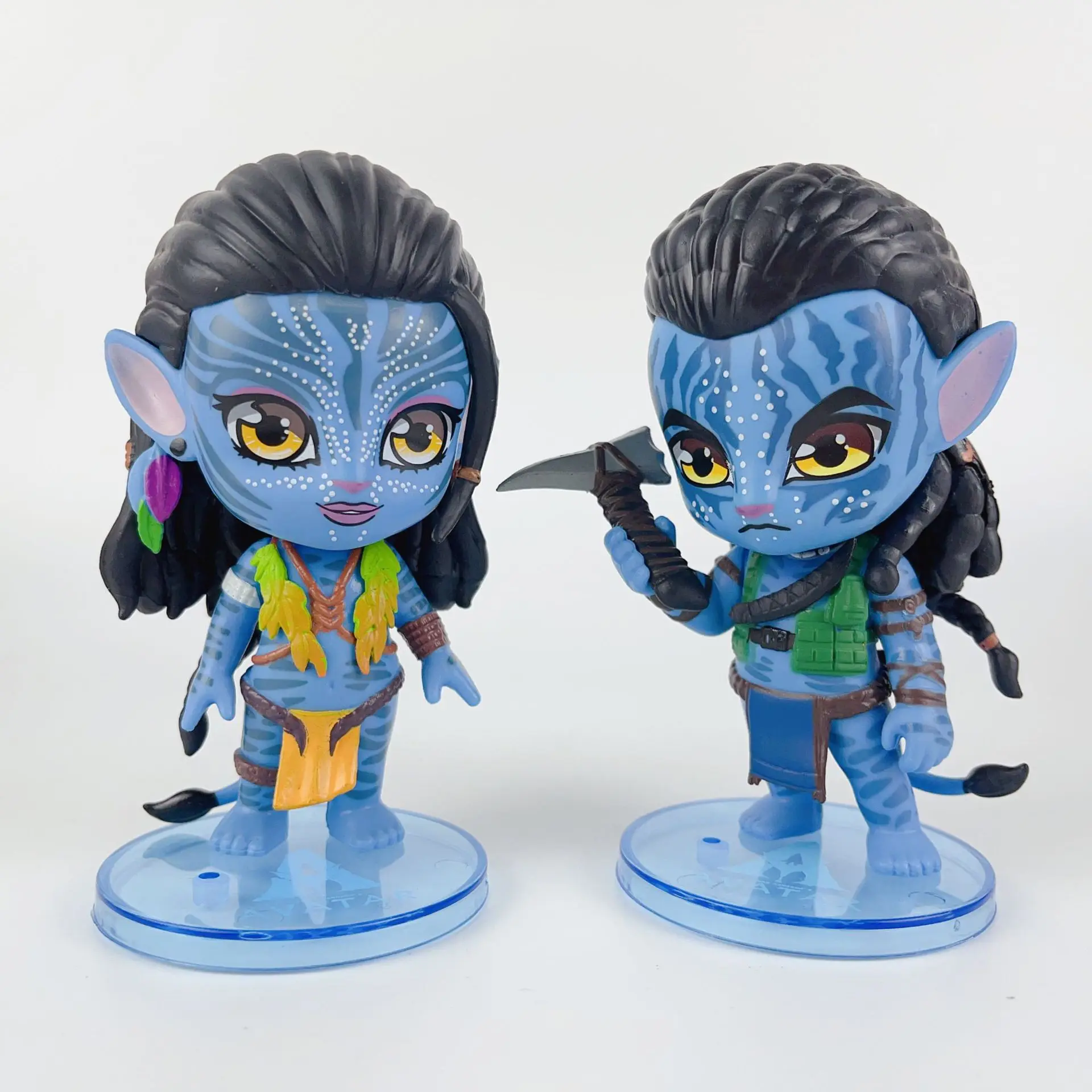 The Way Of Water Jake Sully And Neytiri Mini Figurine Anime Collectible Model Doll Toys