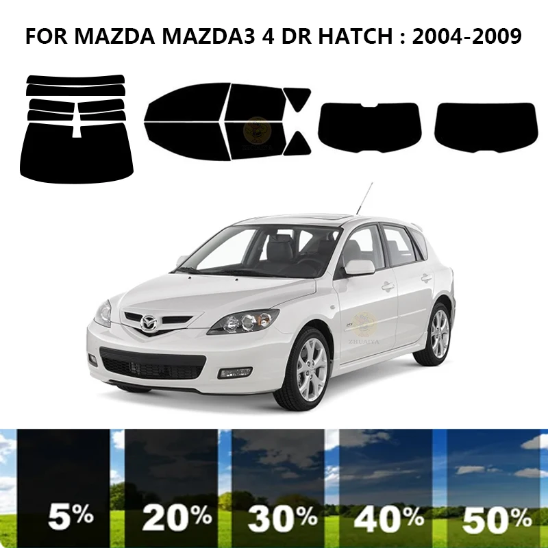 

Нанокерамическая автомобильная уф-пленка Precut для окон, автомобильная оконная пленка для MAZDA MAZDA3 4 DR hat2004-2009