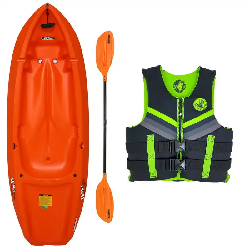 

Wave Youth Kayak and Life Jacket Bundle