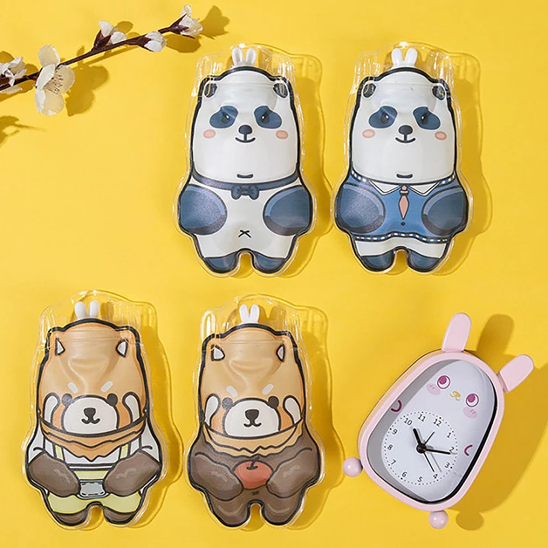 Милая мультяшная бутылка для горячей воды из ПВХ креативная сумка наполнения