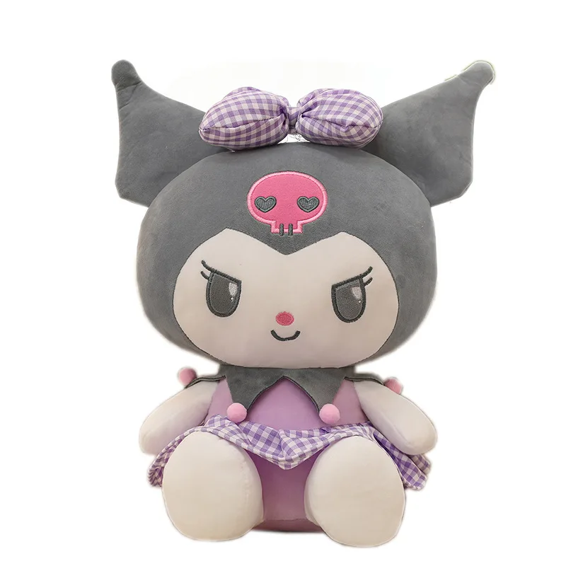

2023 New Sanrio Anime Peripheral Kuromi MyMelody Plush Toy Doll Tide Play Decoration Decoration Birthday Gift for Girls