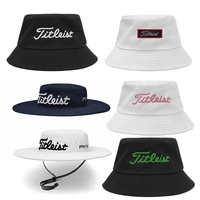 2022 golf cap women bucket hats men breathable big round golf hat hip hop top sun cap