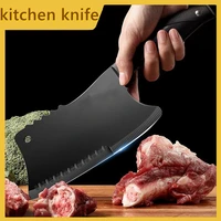 professional butcher knife stainless steel bone chopping knife meat vegetables slicing cleaver high hardness kitchen chef knife