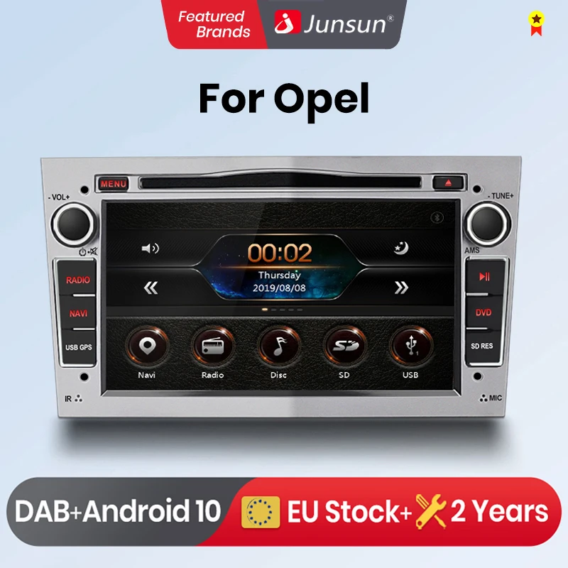 Спутниковая навигация Junsun 7 дюймов радио GPS для Vauxhall/Opel Astra Corsa Vectra стерео DVD DAB + SWC BT