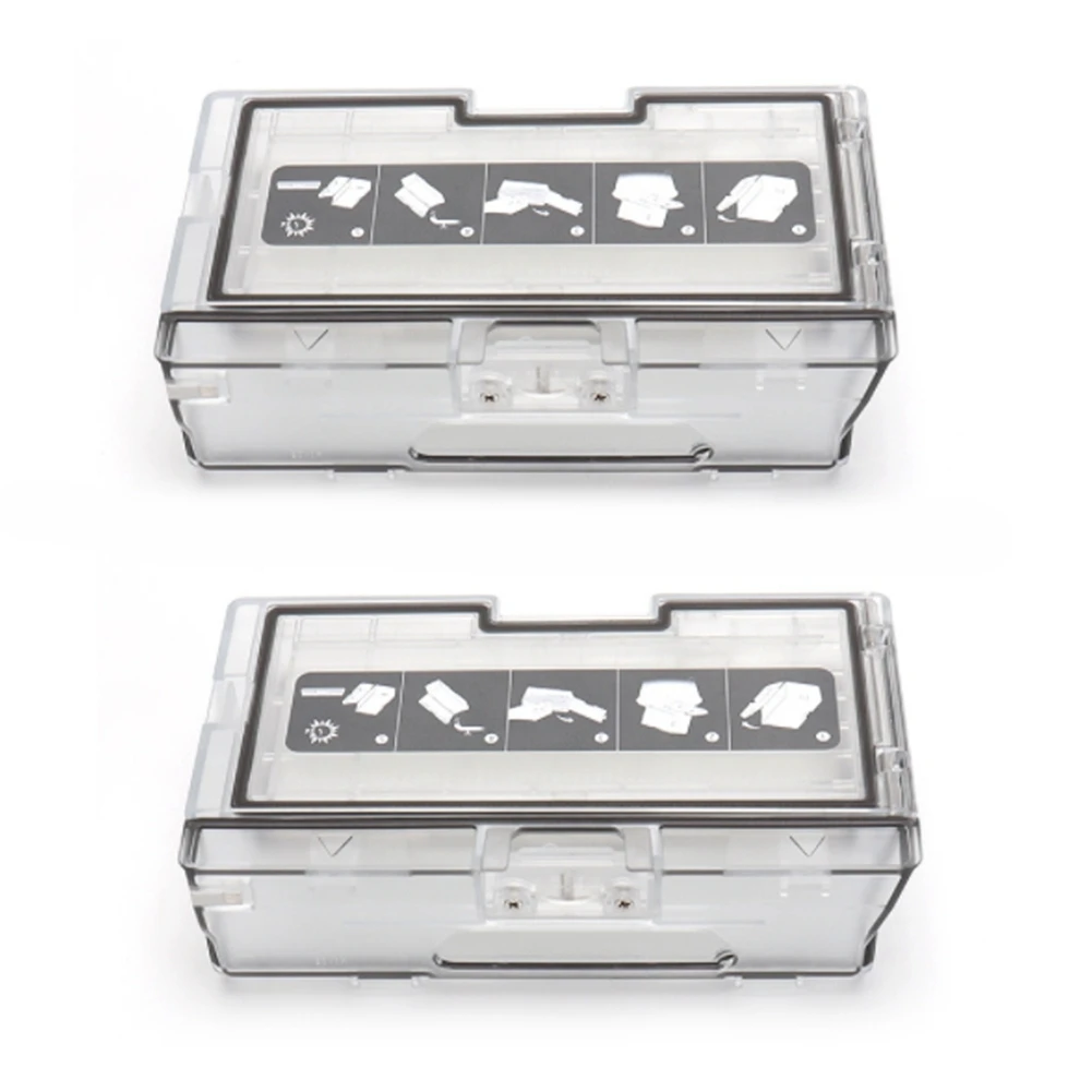 

2Pcs for Roborock S7 T7S T7S Plus Dust Box Vacuum Cleaner Robotic Parts Robot Dustbin Box with Filter Accessroies