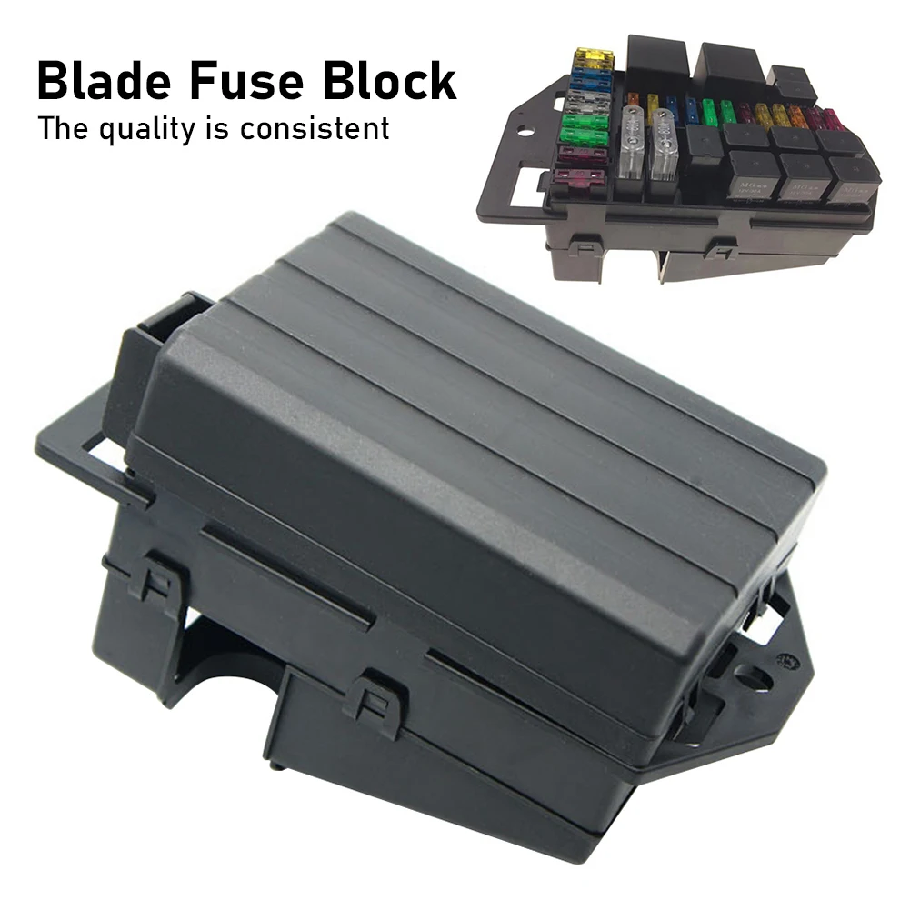 

38 Way Blade Fuse Block with Fuse Box Holder and Relay Harness Automotive Assembly Damp-Proof Cover for Car Boat Marine Truck