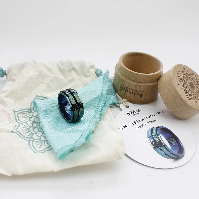 Knitpro Радужное подссновное кольцо из нержавеющей стали DIY Ручная вязаная машина