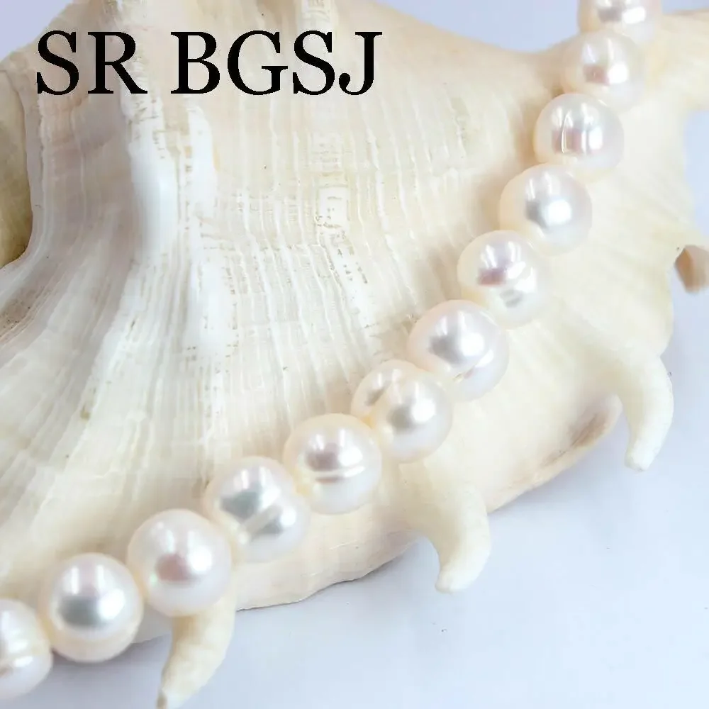 Натуральные жемчужные бусины 9-10 мм