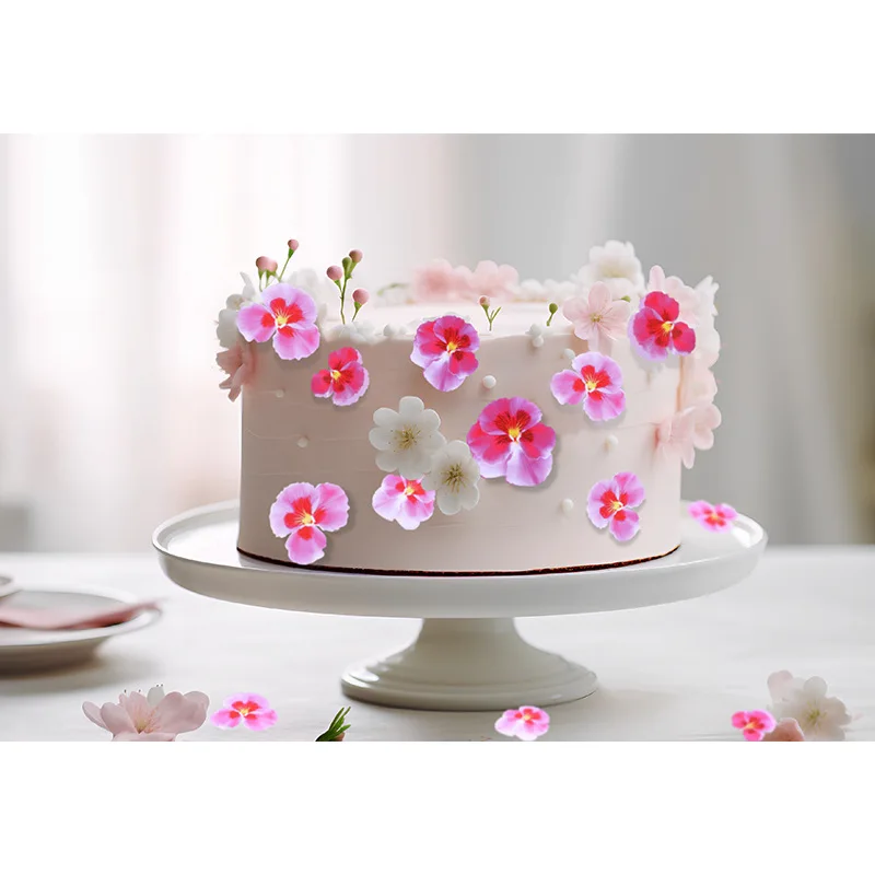 100 г. набор бумажных украшений для кексов фиолетовые украшения торта на свадьбу