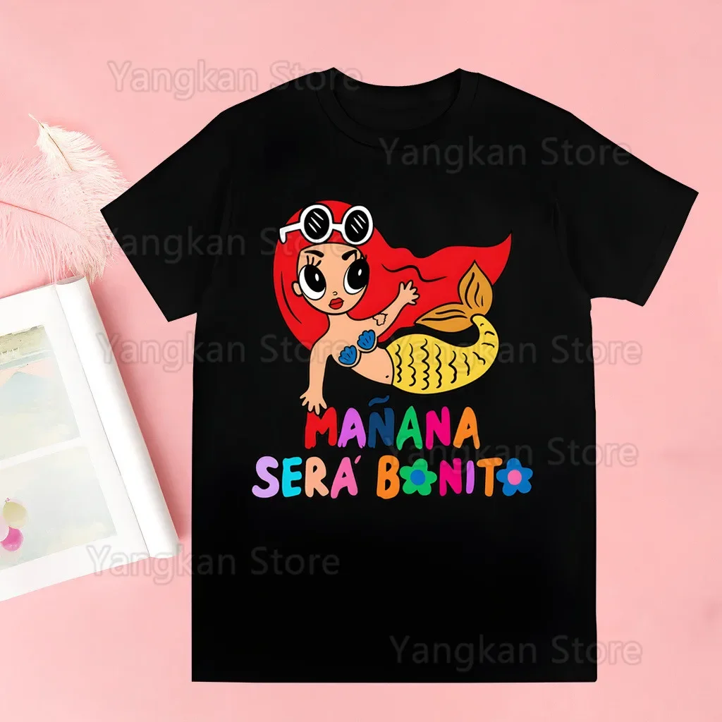 Manana Sera Bonito Bichota Karol G T shirts Fashion Tops T-shirt Short Sleeve Unisex Tshirt Men And Women