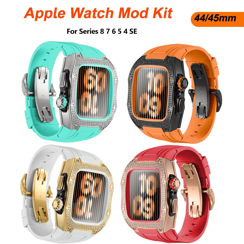 

Бриллиантовая флюорограмма для Apple Watch 8 7 45 мм 44 мм