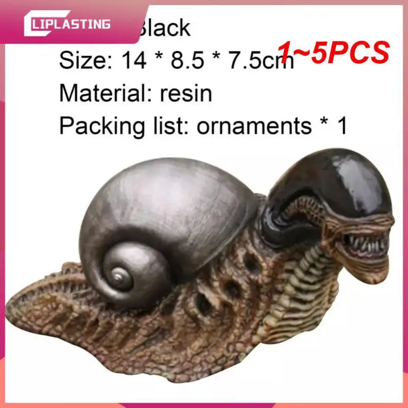 

Статуя улитки с вариацией 1-5 шт., полимерная скульптура со злым улиткой, новый любимый домашний декор для любовника инопланетянина, офиса, сада, улицы