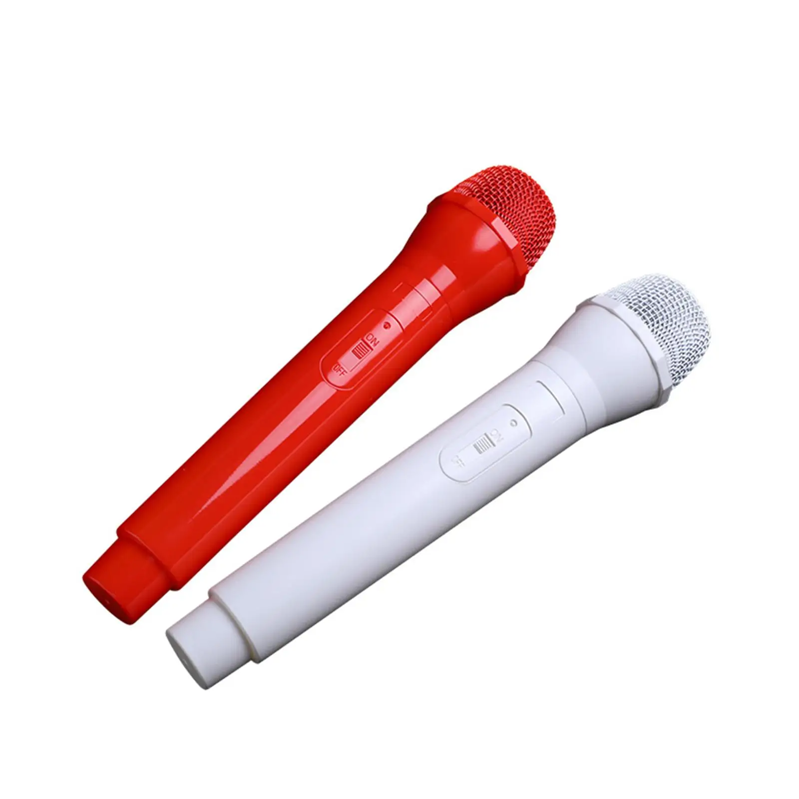 

Simulation Microphone Props Pretend Play Mics Microphone Model Artificial Microphone Prop for Games Cosplay Party Home Chldren