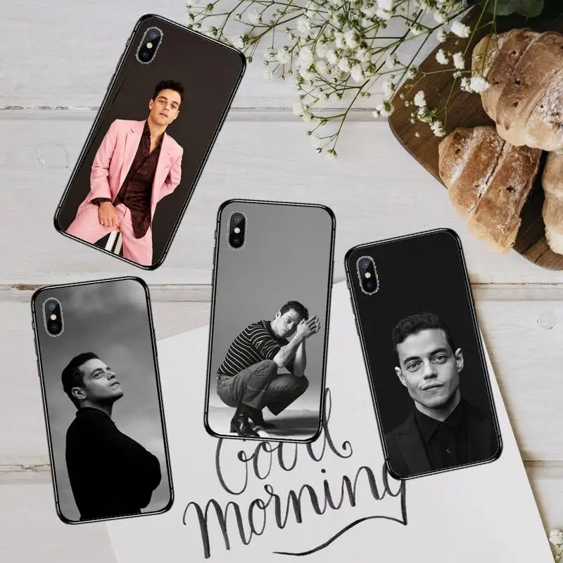 

Rami Said Malek American actor Phone Case For iphone 12 11 13 7 8 6 s plus x xs xr pro max mini shell