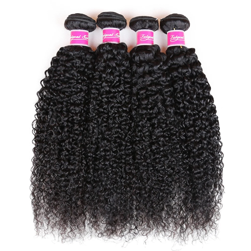 Kinky Curly Bundles 100% Remy Human Hair Bundles Malaysian Curly Hair 1/3/4 Bundles Deal Natural Color For Women Thicker Bundles