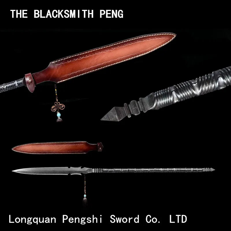 Один кусок рука кованая Дамасская сталь резание души/восемнадцать оружия Overlord