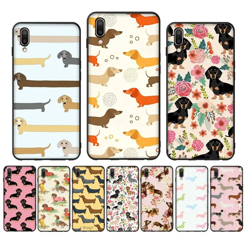 

Dachshund Phone Case for Vivo Y91C Y11 17 19 17 67 81 Oppo A9 2020 Realme c3