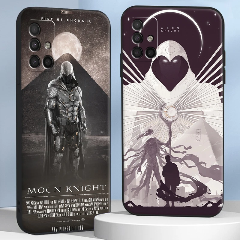 

Marvel Moon Knight Phone Cases For Samsung A51 5G A72 A52 A71 A42 5G A20 A21 A22 4G A22 5G A20 A32 5G ShockProof Funda Carcasa