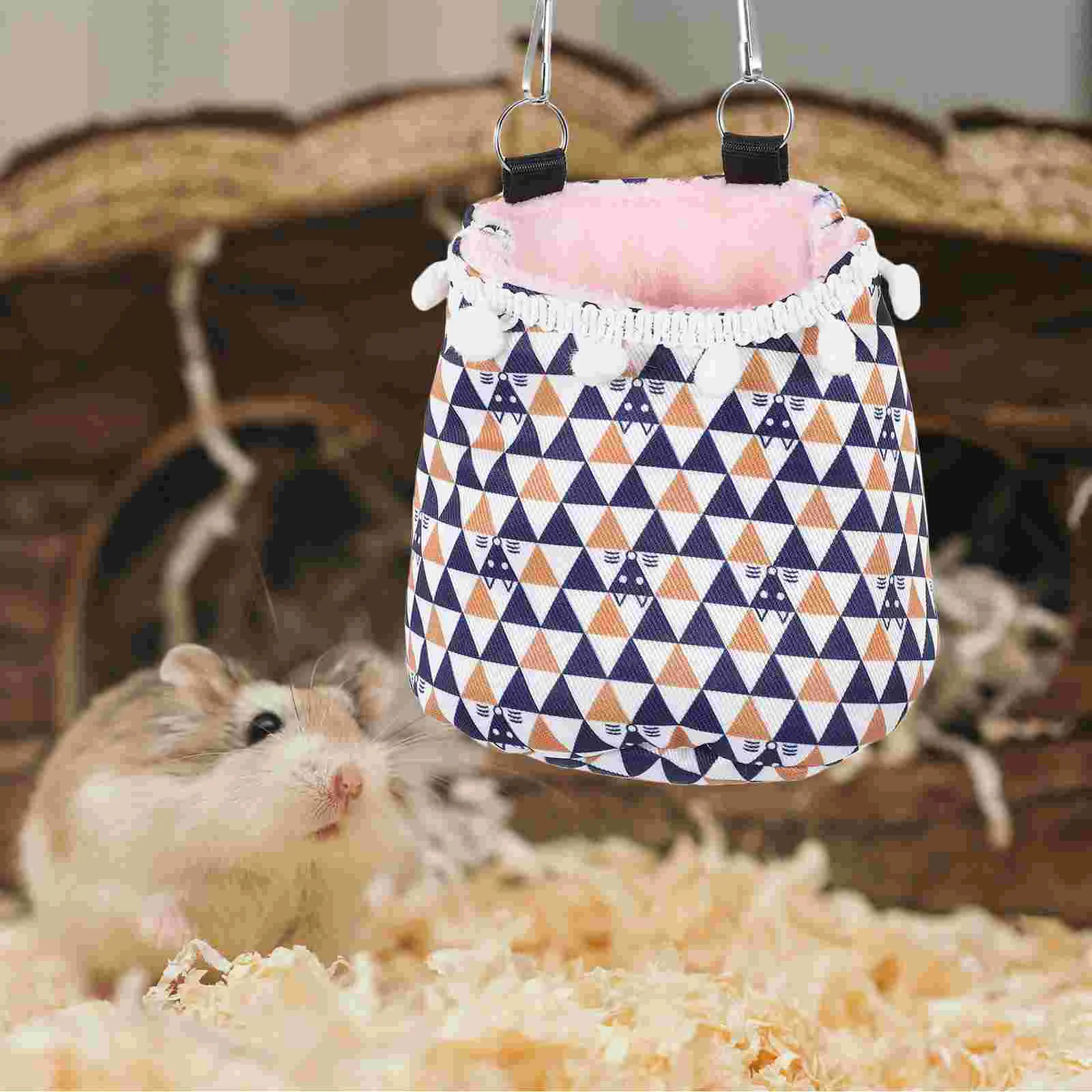 

Guinea Hammock Pouch Warm Hamster Hammock Ferret Hanging Sleeping Bed Sack