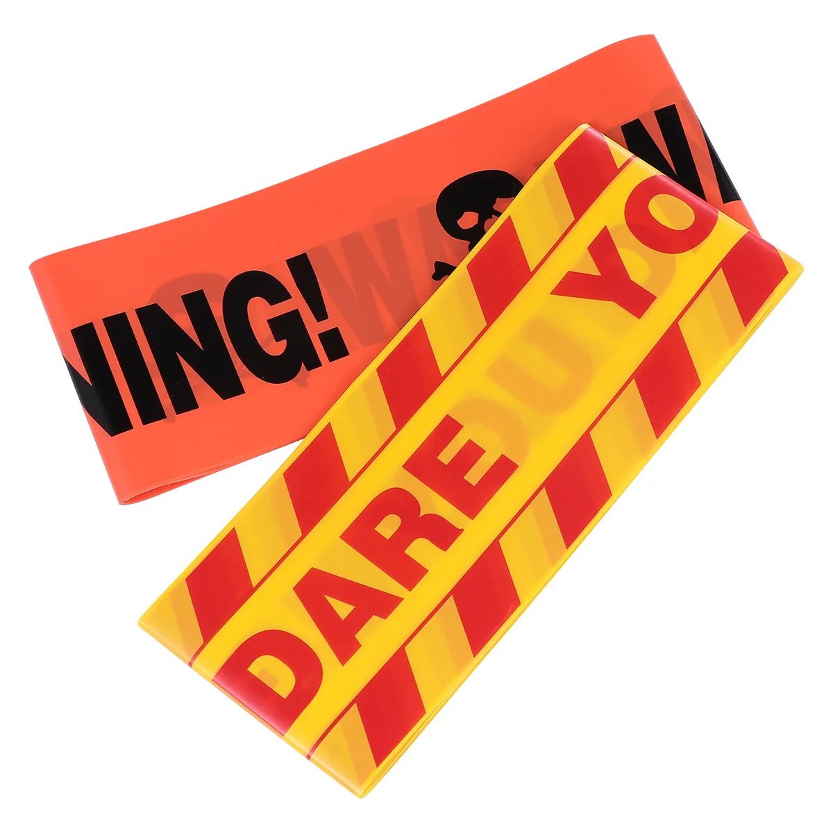 

2Pcs Caution Tape Unique Home Decoration Isolation Strip Props for Decor