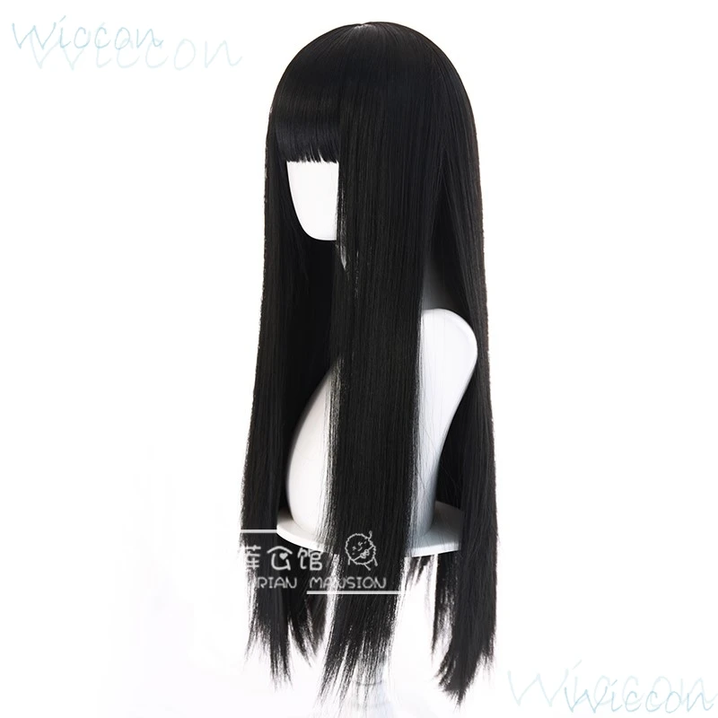 Аниме Tomie Kawakami Косплей Игра IdentityV Опора Красивая Девушка Черный Длинный Парик