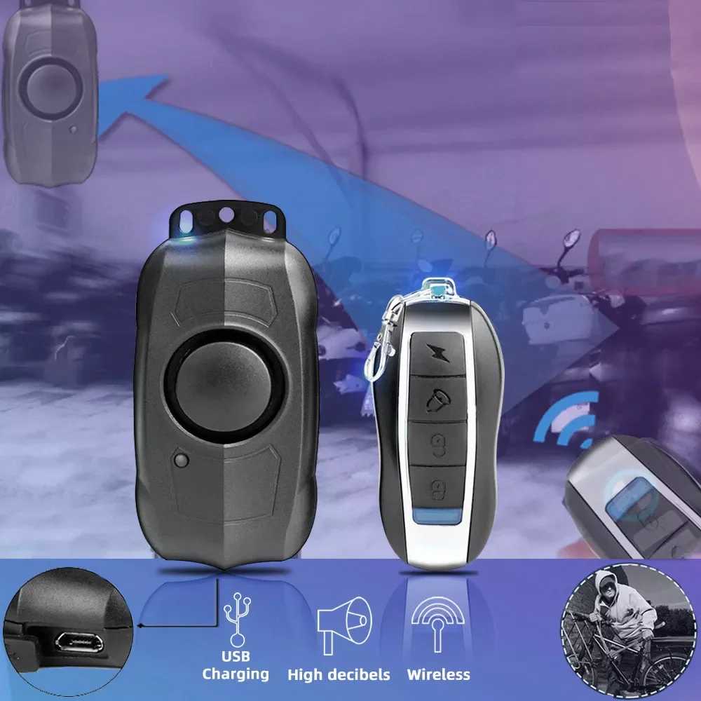 

Charging Bike Alarm Security Home System Scooter Alarm For Motorcycle Great Anti-Theft Alarm Wireless Motorcycle