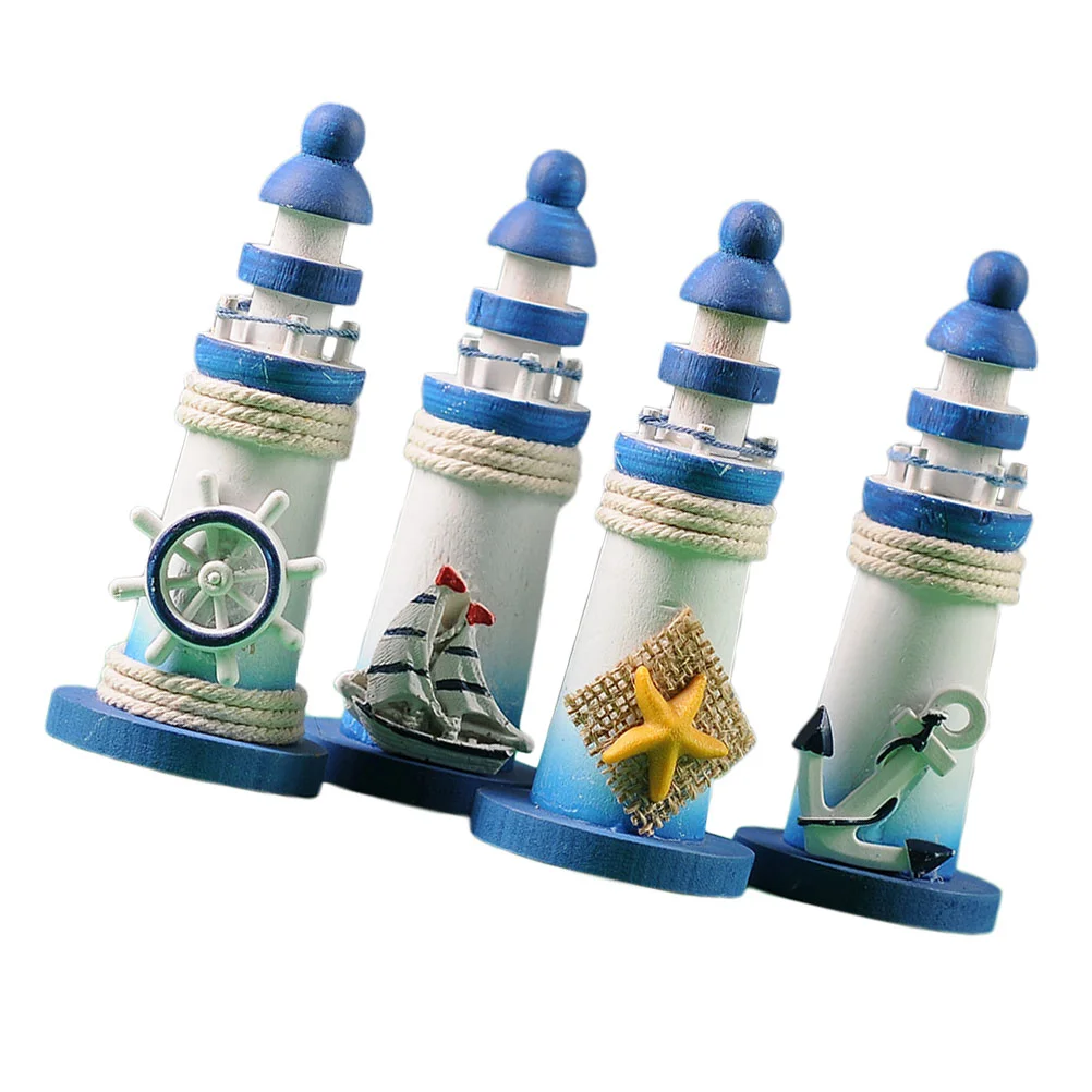 Мини-маяк в средиземноморском стиле орнамент украшение для домашнего декора