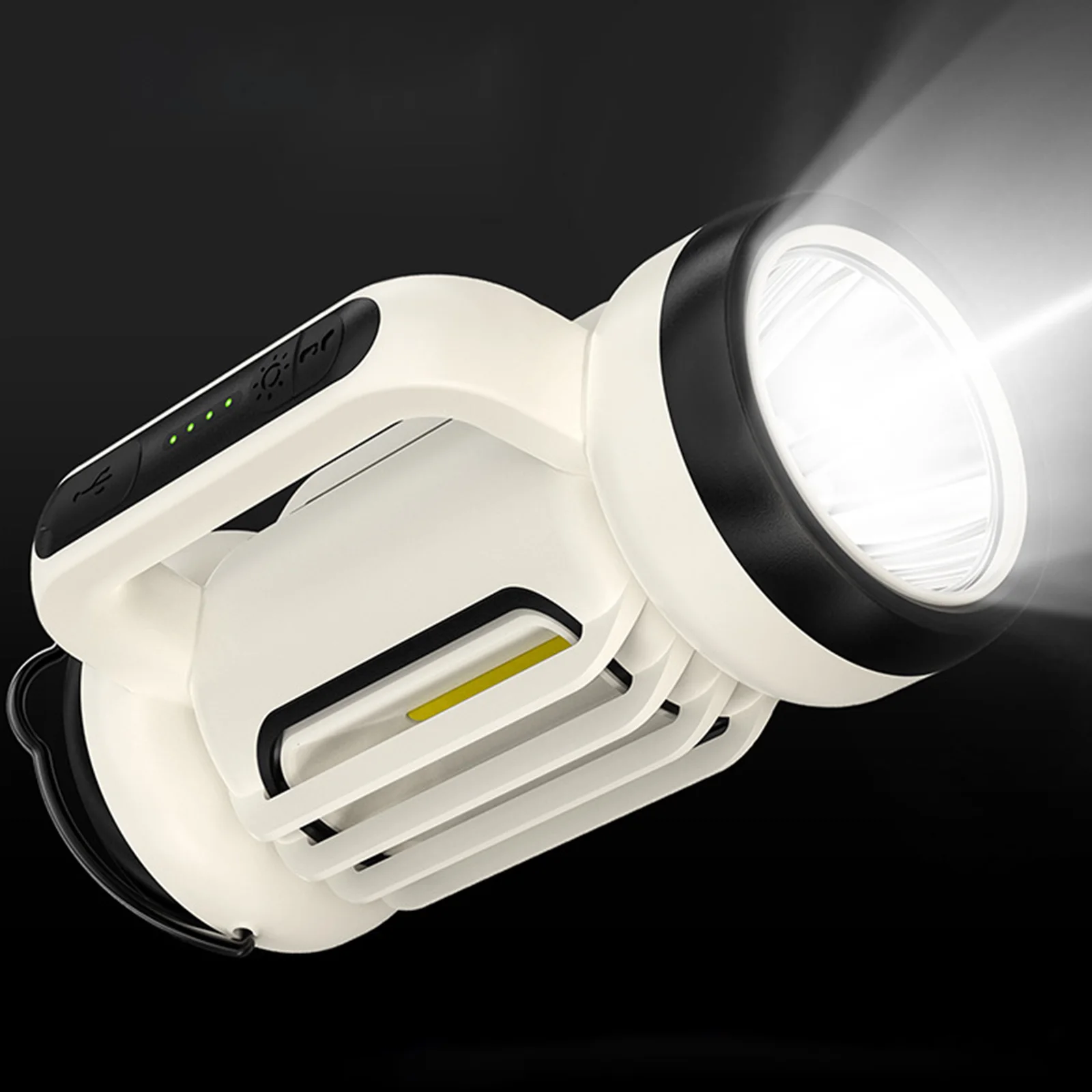 

Светодиодный фонарь для кемпинга, Ультраяркий фонарик высокой мощности для экстренных ситуаций, фонарь с внешним аккумулятором на 3600 мАч, П...