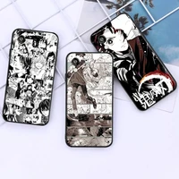 anime for huawei y6 2019 y9 2018 y7 y9 prime 2019 phone case back funda black silicone cover