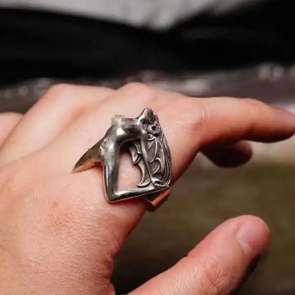 

Металлические кольца «Do Old Devil» для молодых девушек, винтажные серебряные кольца Devil, модные женские аксессуары Kpop, ювелирные изделия, новинка 2023