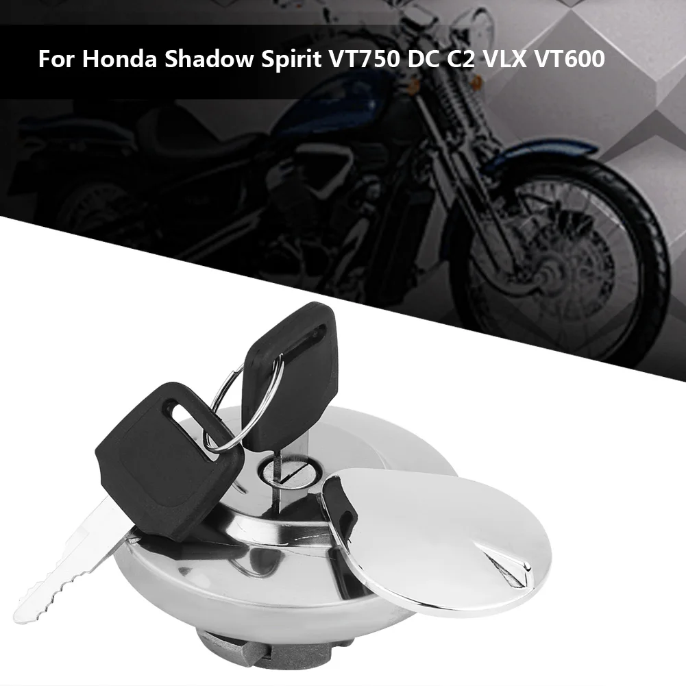 Крышка топливного бака мотоцикла VLX VT600 с 2 ключами для Honda Shadow Spirit VT750 DC C2