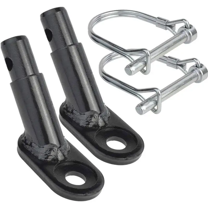 

Pack of 2 Bicycle Trailer Coupler Attachment Hitch Model Linker Portable Universal Cycling Towing Reusable Connector
